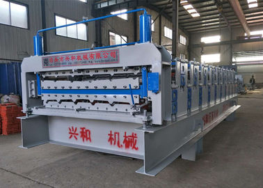 چین 4Ton Double Layer Roll Forming Machine With Carbon Steel 45 Rolling Material تامین کننده
