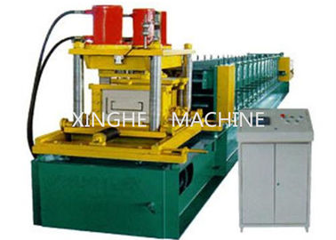 چین 7.5 KW Galvanized Steel Purlin Roll Forming Machine With 6 Ton High Capacity تامین کننده
