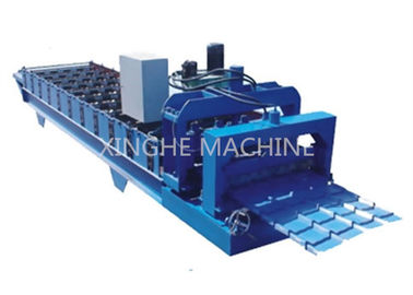 چین Industrial Aluminum Step Tile Roll Forming Machine With Metal Slitter Machine  تامین کننده