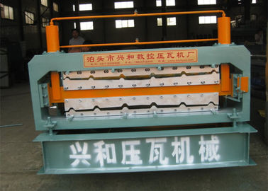 چین Automatic Double Deck Roll Forming Machine For Making Steel Roof Panel تامین کننده