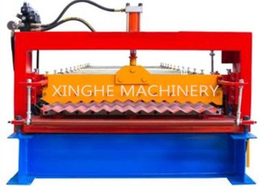 چین Automatic 850 Metal Roofing Corrugated Tile Roll Forming Machine / Colored Steel Sheet Roll Making Machine تامین کننده