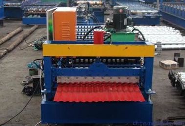 چین فلز روی IBR Profile Roll Rolling Machines 7600 * 1300 * 1500mm اندازه تامین کننده