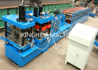 چین Colored Steel Sheet Metal Roll Forming Machine With Hydraulic Cutter Machine  تامین کننده