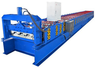 چین 380V Galvanized Steel Floor Deck Roll Forming Machine With 23 Rows Rollers تامین کننده