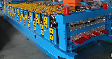 چین 3kw Colored Steel Corrugated Forming Machine With  5 Ton Loading Capacity تامین کننده
